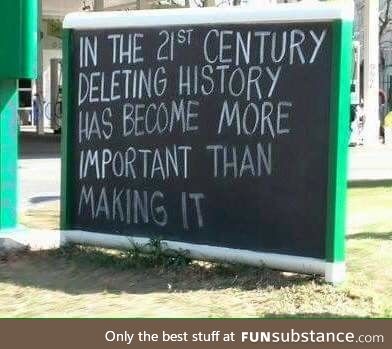 Deleting history