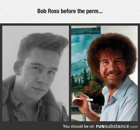 Young bob ross