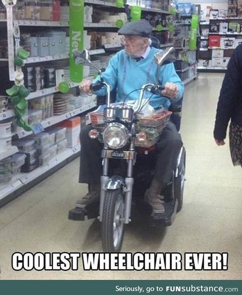 A wheelchair like no other