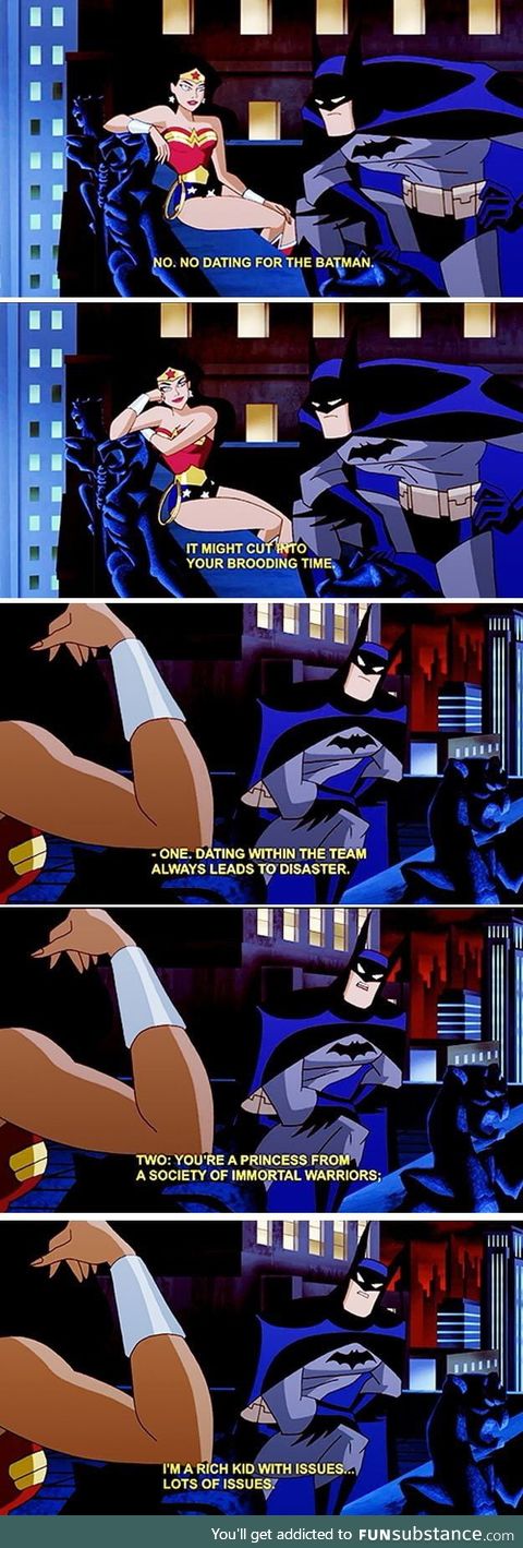 No dating for the Batman