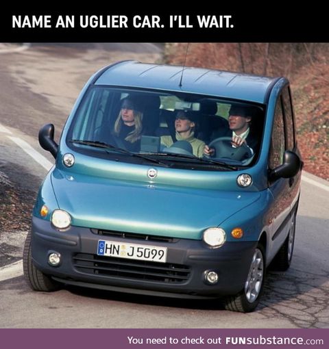 Ugly, uglier, Fiat Multipla