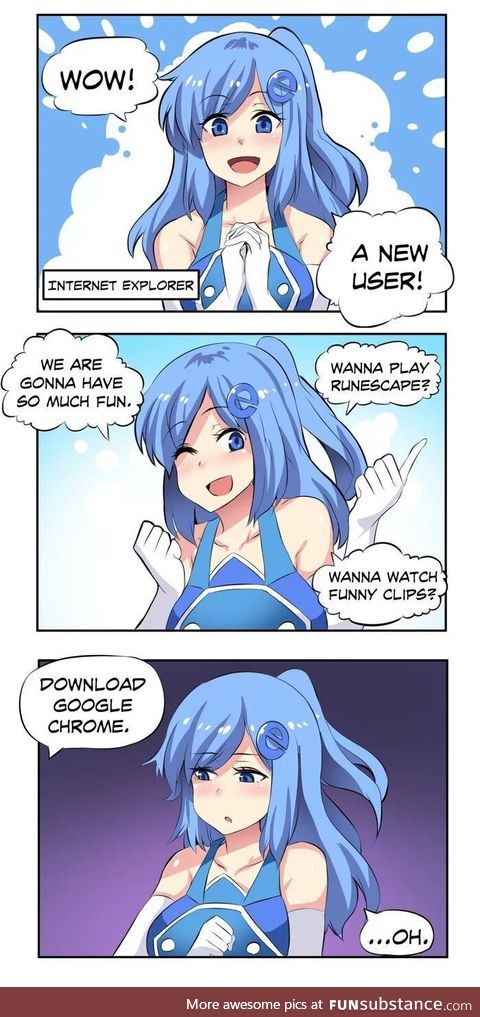 Poor internet explorer