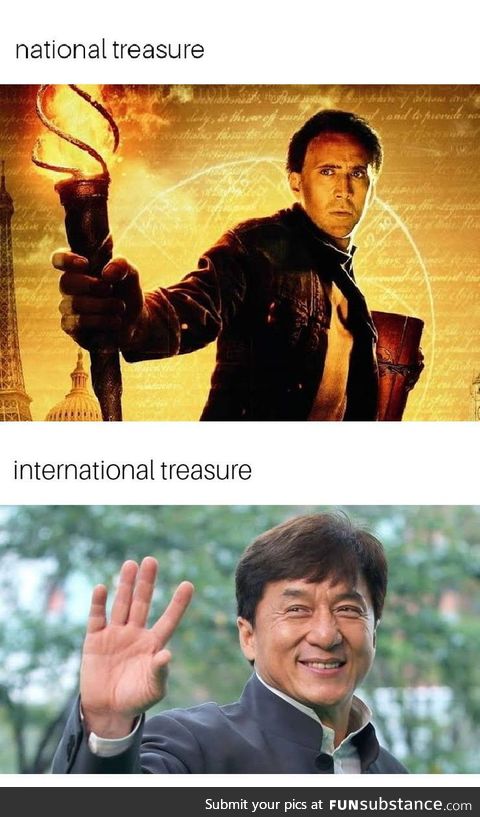 Jackie Chan is a living legend