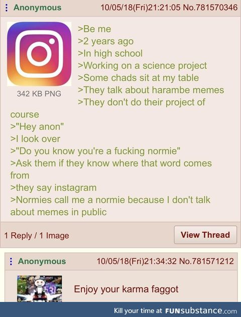 Anon need to understand that normalfag is the correct term