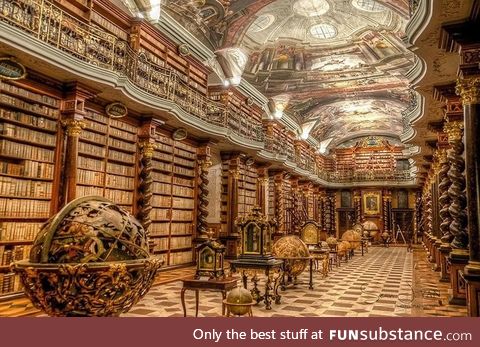 Klementinium library in Prague