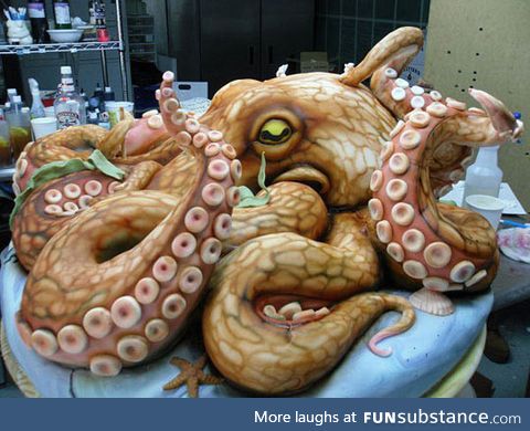 Epic octopus cake