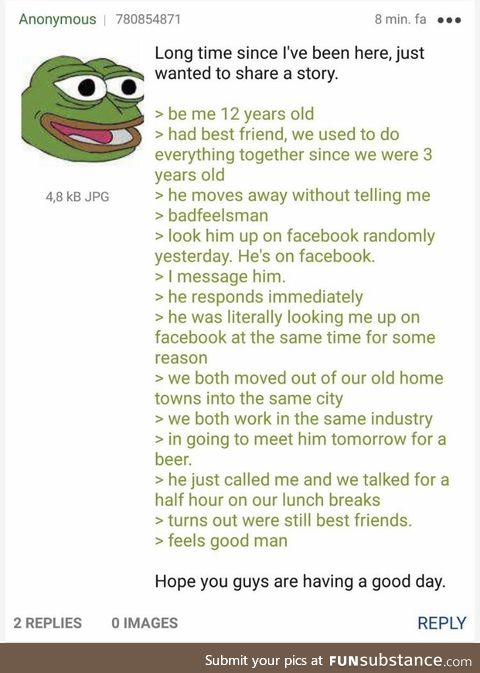 Anon and his friend