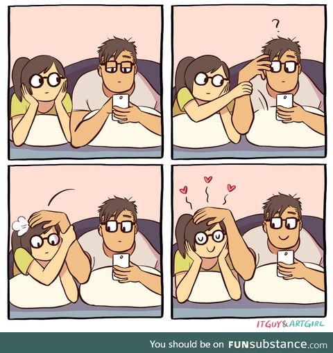 Having a gf is like having a cat
