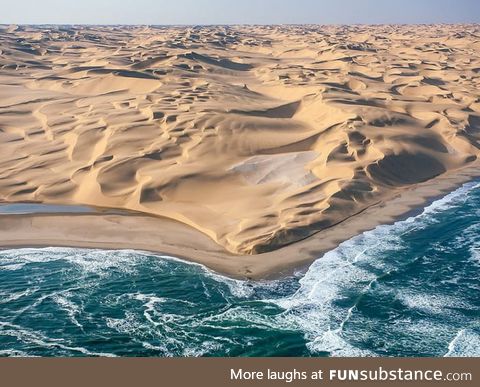 Where the desert meets the sea