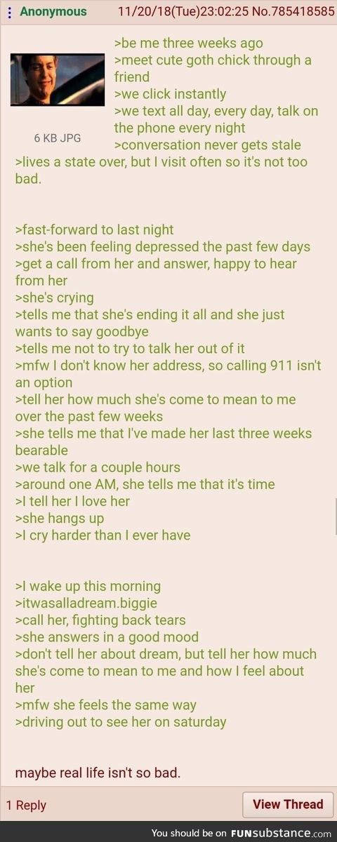 Anon has a dream