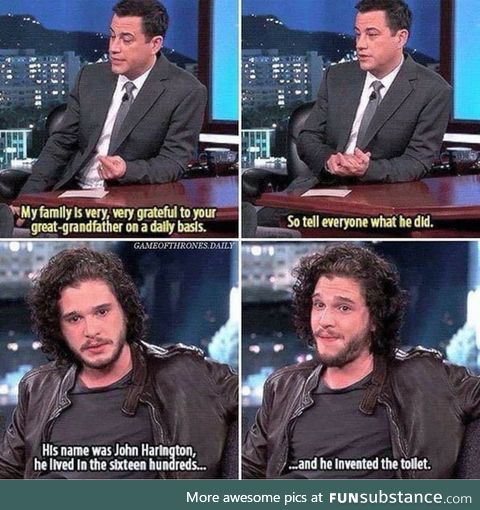 Jon snow heir to toilets?