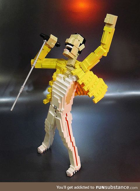 Perfect lego freddie mercury