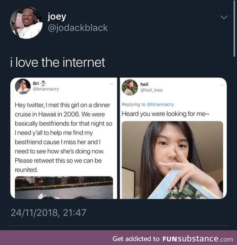 The power of the internet
