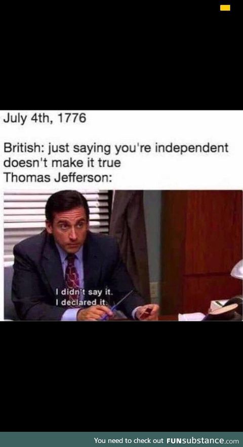 The United States declares its independence form the British Empire, 1776 (colorised)