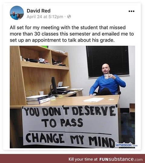 Oh dear...Someone's failing