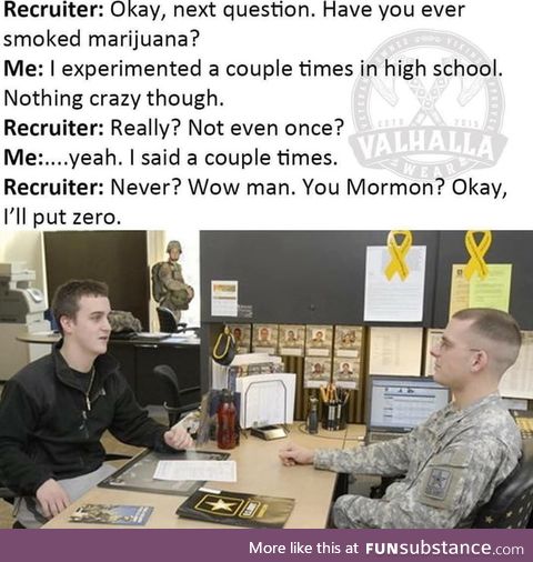 Military recruiters