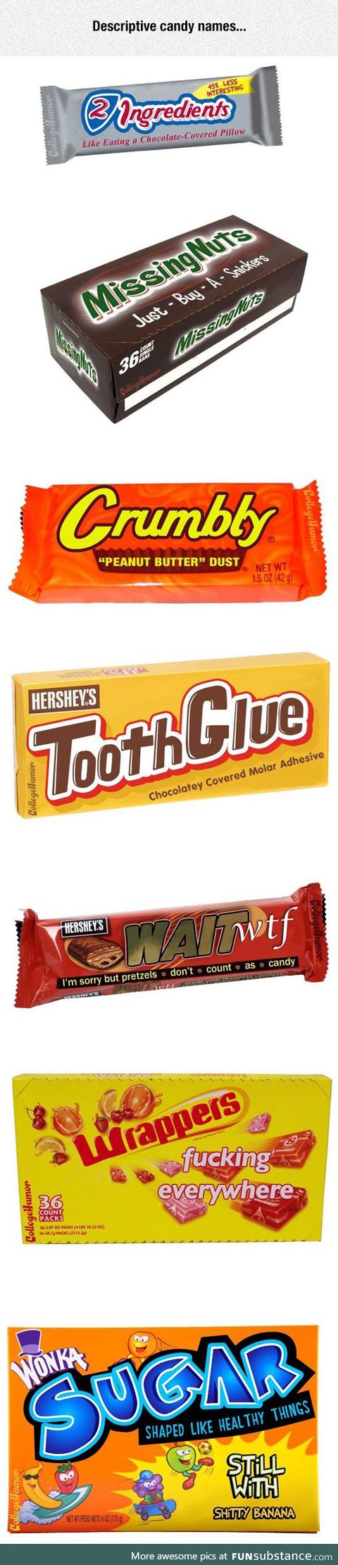 If candy had descriptive names