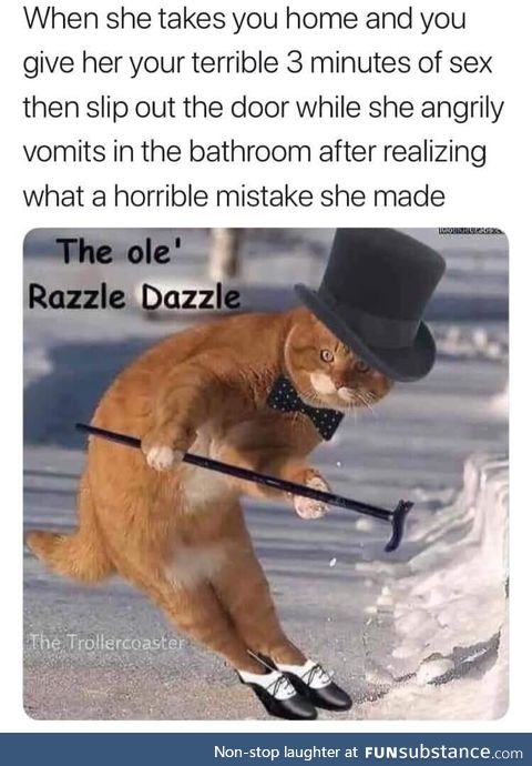 The ole’ razzle dazzle