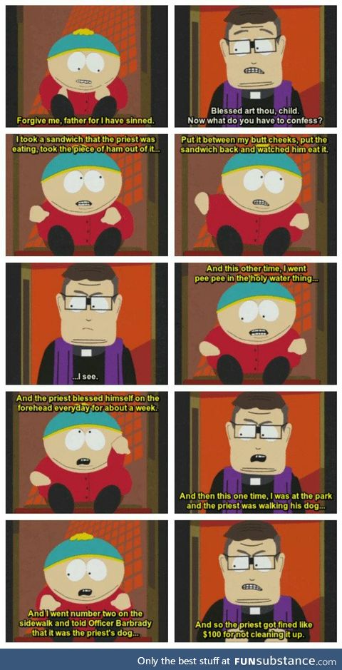 Cartman's confessions