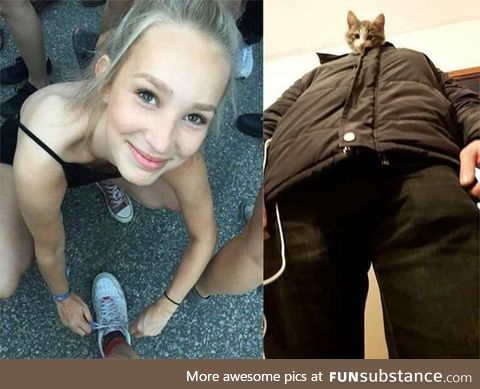 What you see versus what she sees