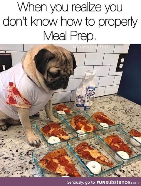 Why meal prep when you can prep for death