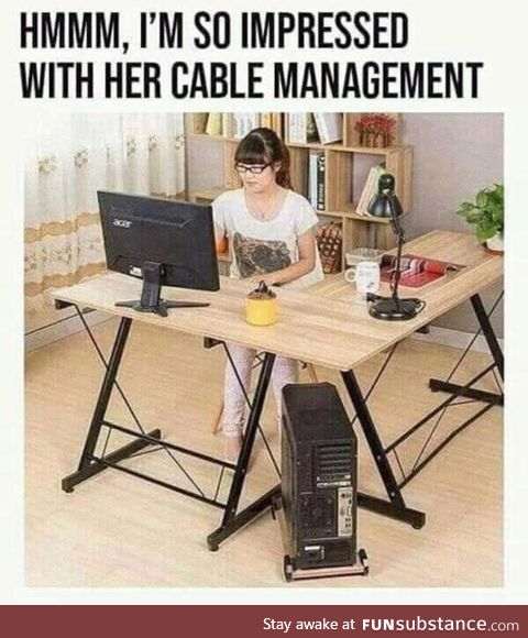 Cable management on point