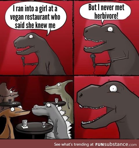 Typical carnivore humor