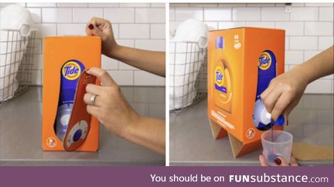 Tide’s new packaging looks like boxed wine