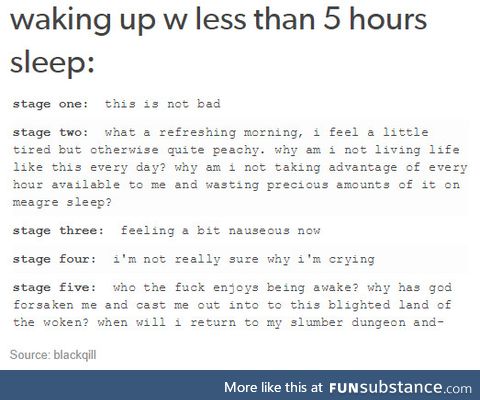 Sleep deprivation in a nutshell