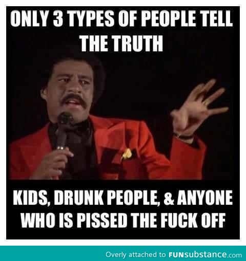 3 types of people who tell the truth