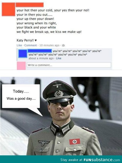 Today was a good day for Grammar Nazi