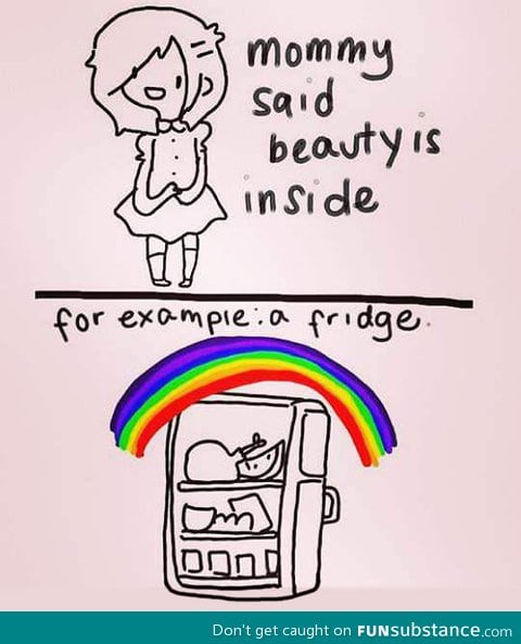 Beauty is always on the inside