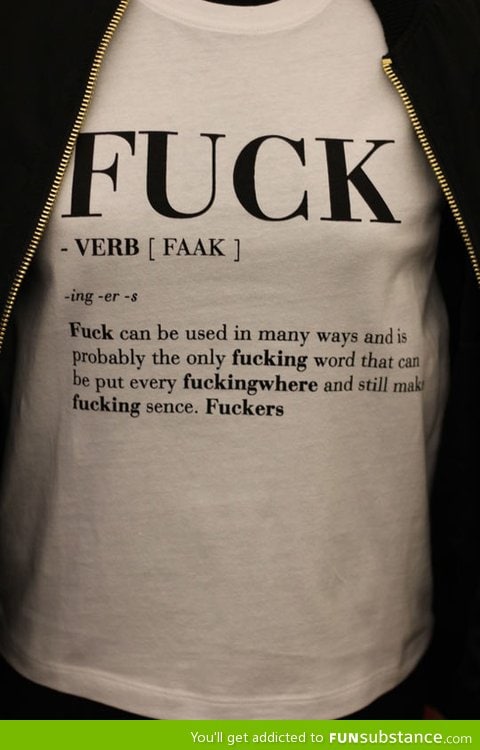 'F*ck' can be used in many ways