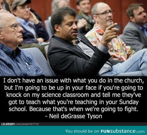 Neil tyson slammin the church