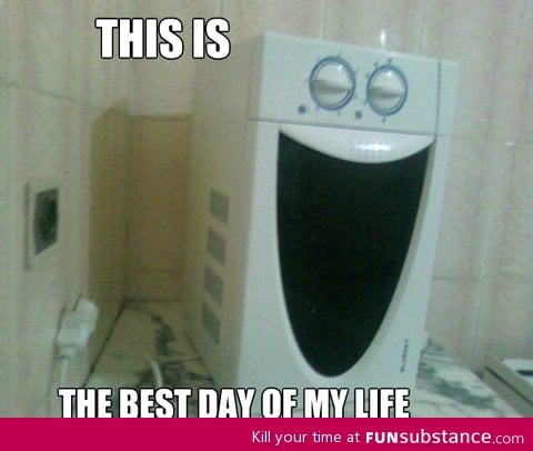 Very happy washing machine