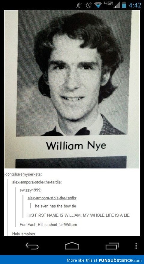 William Nye the science guy