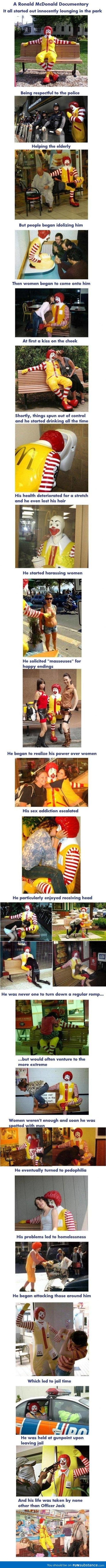 The life of Ronald McDonald