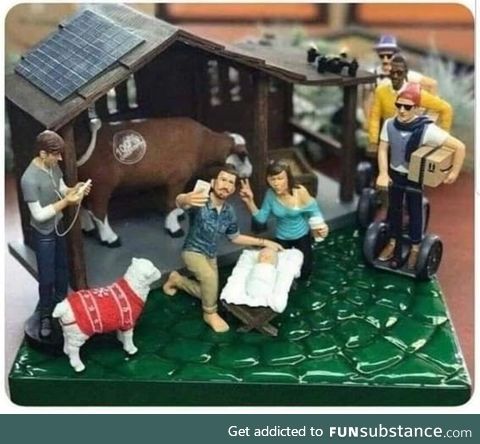 The millennial nativity scene