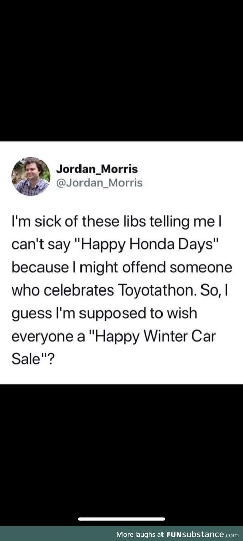 Everyone gets offended during the holiday season nowadays