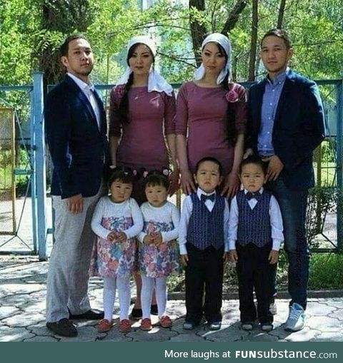 Identical twins married identical twins and have birth to sets of identical twins