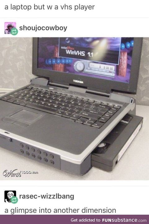 VHS laptop!?