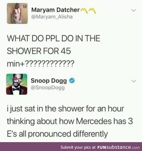 Shower for your though