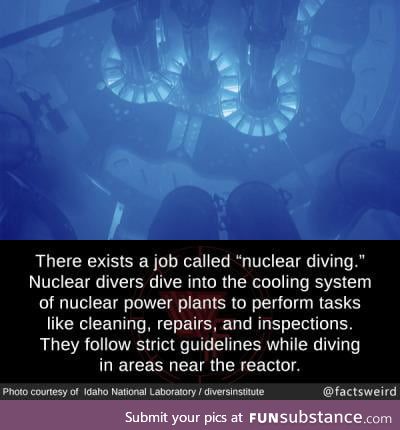 Water is a really good shielding against radiation. Plus the water in Power plants is