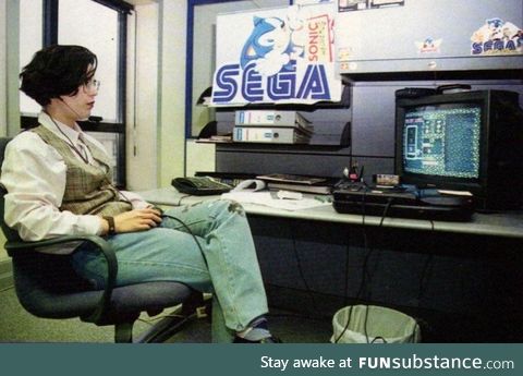 Sega hotline employee circa 1994