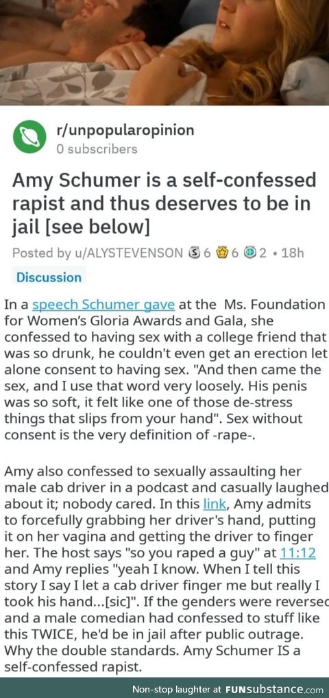 Amy Schumer is scum