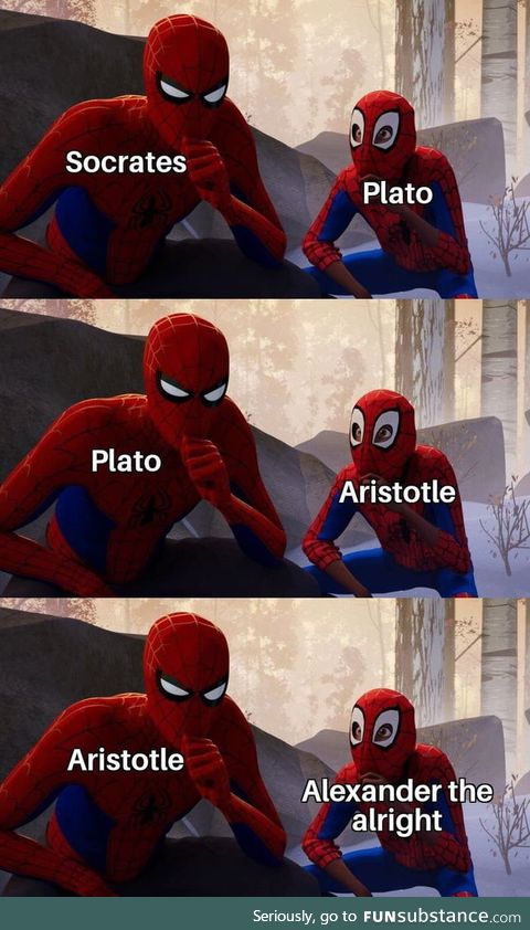 Ancient greek history in a meme