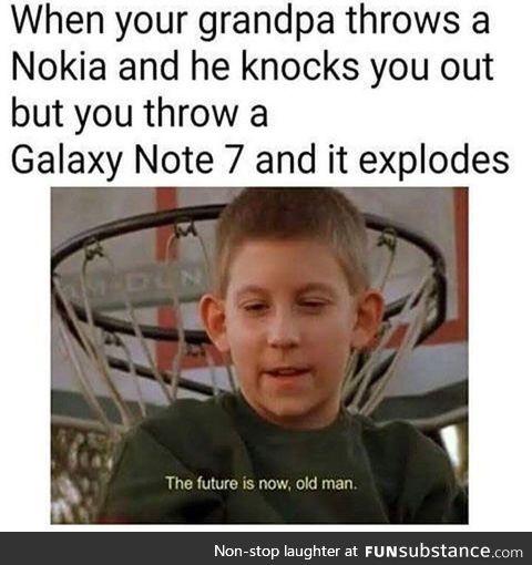 I remember when Galaxy Note 7s would explode in pockets