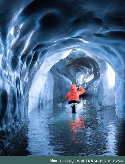 Kayak in Ice Cave