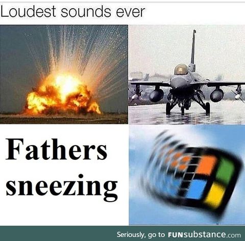 Rockets are also loud, I guess.