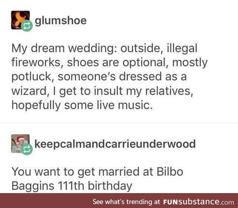 Bilbo did it right